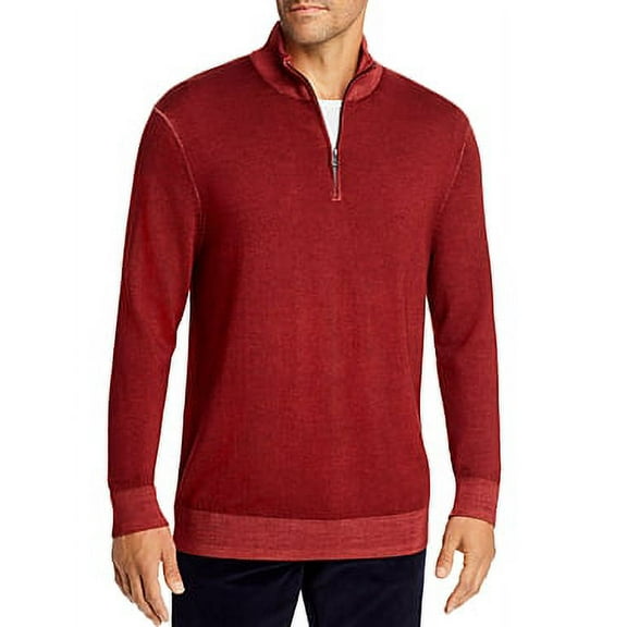 Michael Kors Men's Sweater Quarter Zip Pullover Lightweight Mock Neck M L Xl Xxl