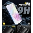 thumbnail image 3 of fafa-(3 Pack) Compatible for Samsung Galaxy A35 5G / A55 5G Tempered Glass Screen Protector, 2.5D Arc Edges 9 Hardness High Definition Bubble-Free, 3 of 4