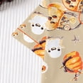 thumbnail image 5 of Halloween Theme Button Down Short Sleeve Pajama For With Lace Trim Short Pants Comfortable Home Wear, 5 of 8