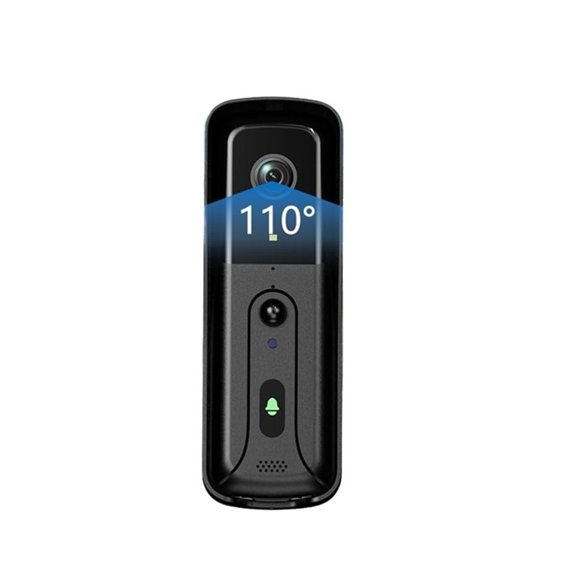 Doorbell Camera Wireless With Screen Monitor No Subscription Doorbell With Camera And Monitor PIR Motion Detection ,Install Fast