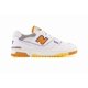 thumbnail image 2 of [BB550WTO] New Balance Men's 550 Lakers Pack White Vibrant Orange Sneakers *NEW*, 2 of 4