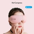 thumbnail image 2 of Electric Eye Massager with Heat Vibration for Relieve Eye Strain Built-in Battery Adjustable Elastic Band 4 Modes BT Music Connection Black, 2 of 8
