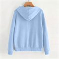 thumbnail image 5 of Hoodies Women Halloween Long Sleeve Sweatshirt Classic Print Zip Casual Tops With Pockets Fleece Lined, 5 of 5