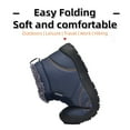 thumbnail image 4 of Mens Snow Boots Fashion Waterproof Winter Fur Lined Warm Boots Slip On Anti-Slip Outdoor Comfortable Lightweight Boot Blue 11 US, 4 of 7