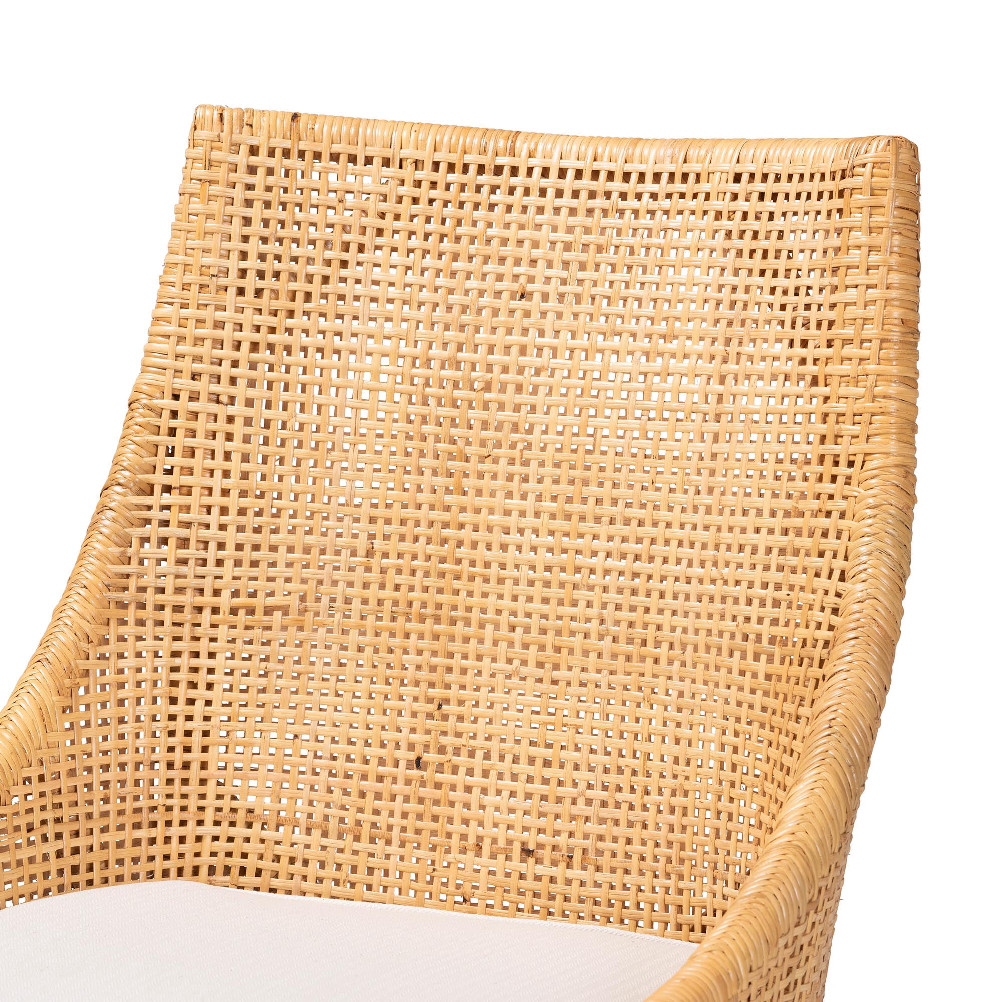 Bali & pari Bella Rattan BOHO Dining Chair, Natural Brown