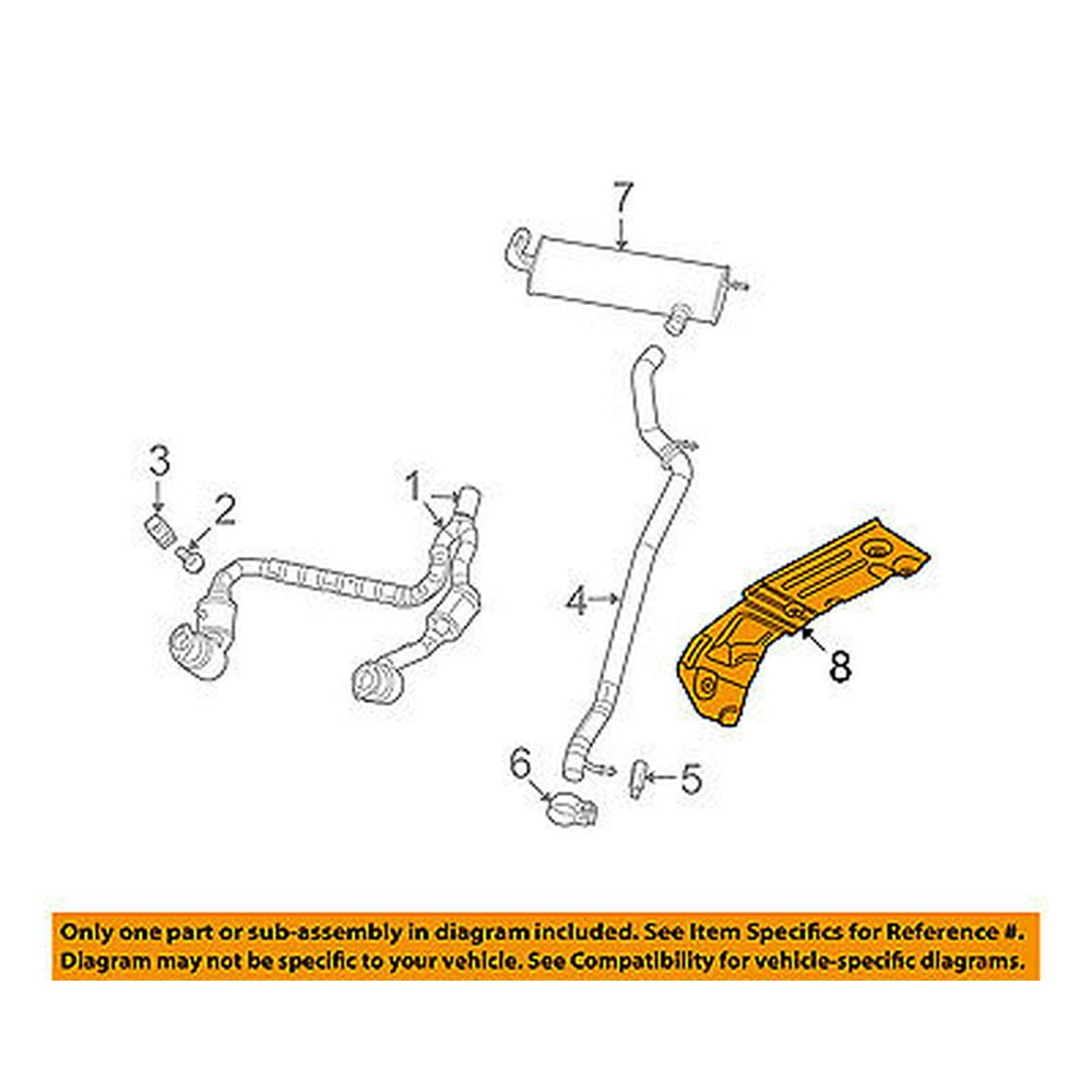 Jeep CHRYSLER OEM 0716 Wrangler ExhaustHeat Shield 55395955AC