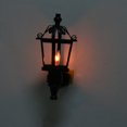 thumbnail image 3 of 1/12 Dollhouse Light Metal Lámpara De Pared Negra Brillante Con Cable Y Cable De Batería De 9V Yotijar Luces LED de casa de muñecas, 3 of 10