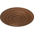 thumbnail image 3 of Ekena Millwork 18"OD x 1 1/4"P Oldham Ceiling Medallion (Fits Canopies up to 8 5/8"), Hand-Painted Polished Copper, 3 of 5