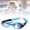 B, variant on Leeye Kids Swim Goggles, Anti-Fog Waterproof Swimming Goggles with Earplugs & Nose Clip, Large Frame Children's Swim Set for Ages 3-15, Blue & Yellow