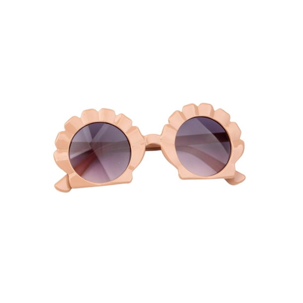Faithtur Kid s Round Shell Shape Sunglasses Girls Boys Cute Beach