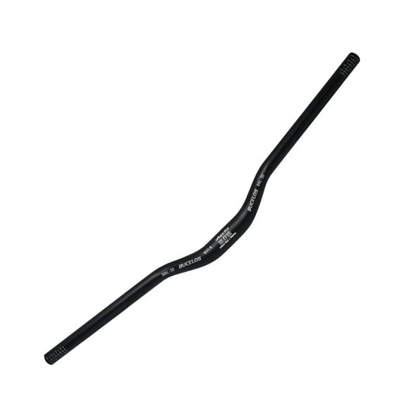 BUCKLOS Mountain Bike Handlebars, Riser Bars φ31.8mm Aluminum Alloy 30/50/90mm Rise MTB Handlebar, 720mm/780mm Extra Long Black Bicycle Handlebar