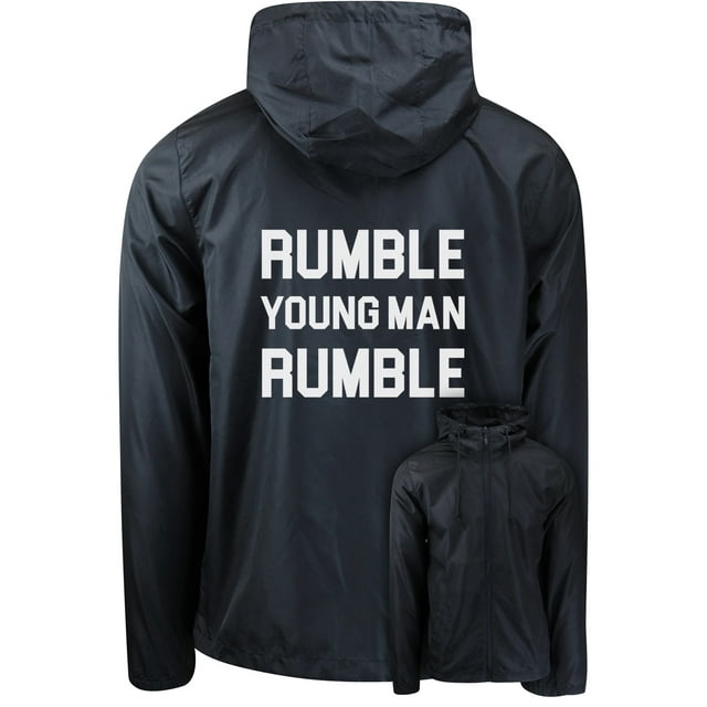 ShirtBANC Rumble Young Man Mens Windbreaker Boxer Inspired Jacket