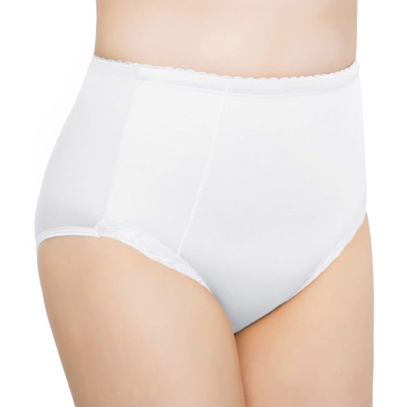 Exquisite Form Control Top Slimming Body Shaper Panties, Medium Control, Lace, 2-Pack 51070261A