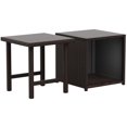 thumbnail image 1 of Wynston 2 Pièces en Osier / Rattan Cube et Ensemble de Table Carrée, 1 of 12