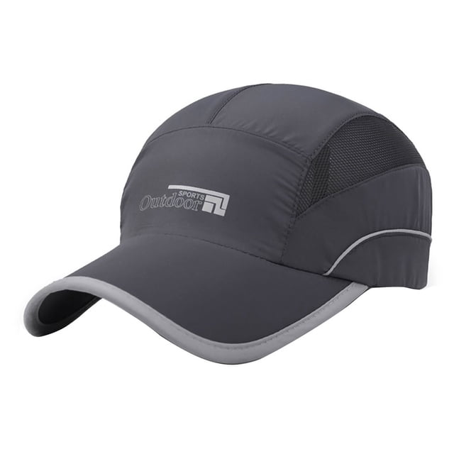 Unisex Hat Black Summer Unisex Outdoor Antisun Sports Baseball Quick Drying Fishing Riding Cap