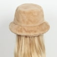 thumbnail image 4 of ZSQDM Fuzzy Bucket Hat for Women Faux Superficial Knowledge Bucket Hat Fluffy Warm Soft Winter Fisherman Cap Furry Sun Hat beanie for Women Witch Hat Bucket Hats Tattoo Ink Caps, 4 of 9