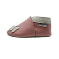 thumbnail image 3 of Mejale Soft Sole Leather Baby Shoes Boy Girl Infant Toddler Moccasins(18-24 Months, Pink), 3 of 6