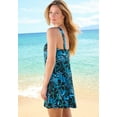 thumbnail image 3 of Swim 365 Women's Plus Size Princess-Seam Swim Dress, 3 of 3
