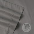 thumbnail image 2 of 8 Piece Embossed Checkered Bed in a Bag Bedding Set, Queen - Grey, 2 of 5