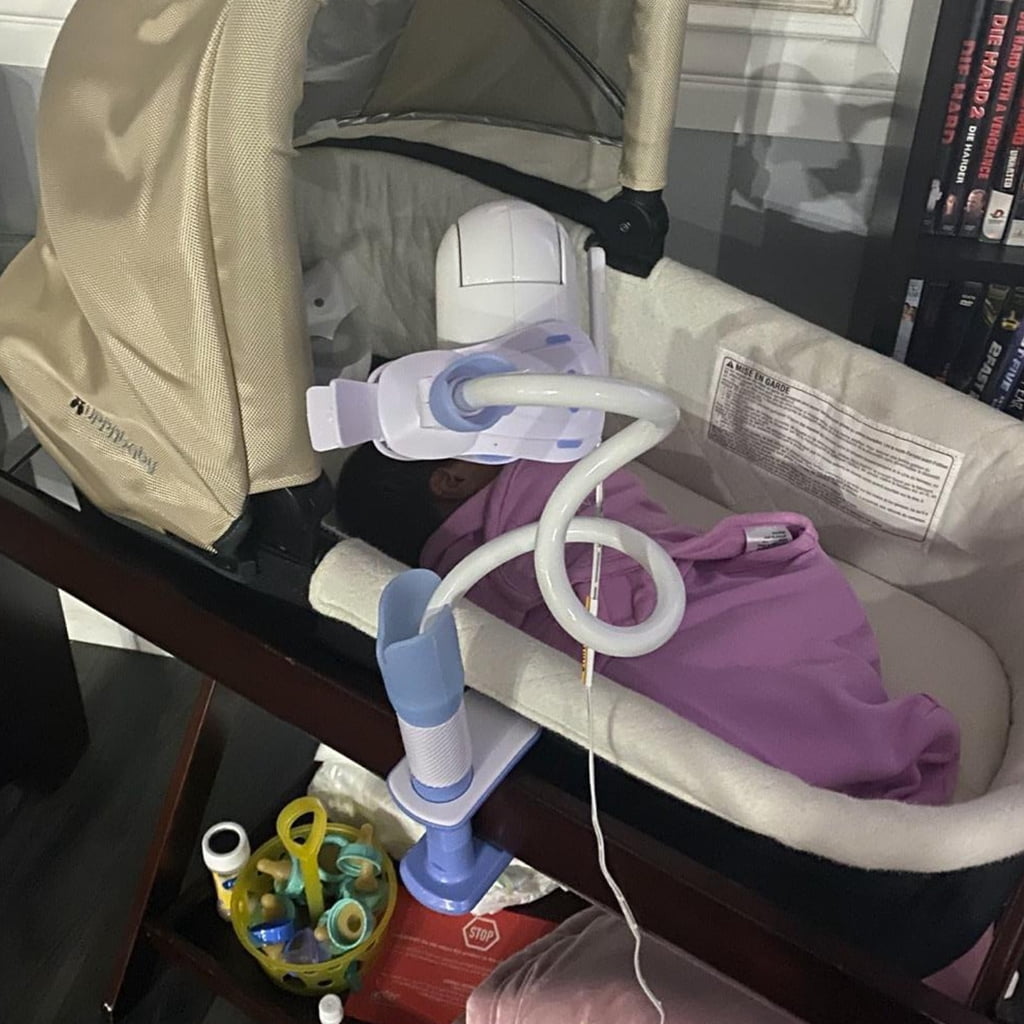 Baby Monitor Holder Mount Long Arm Baby Monitors Holder 360 Degree Rotation