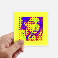 thumbnail image 1 of Comely Frail Vogue Simple Countenance Sticker Square Waterproof Stickers Wallpaper Car Decal, 1 of 1