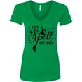 thumbnail image 3 of Inktastic I Put a Spell on You Halloween Magic Women's V-Neck T-Shirt, 3 of 5
