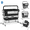 Manual mode-Black, variant on Portable Baby Bassinet,Foldable Infant Cradle with Bluetooth music and 3-speed timer,Unisex,GRAY