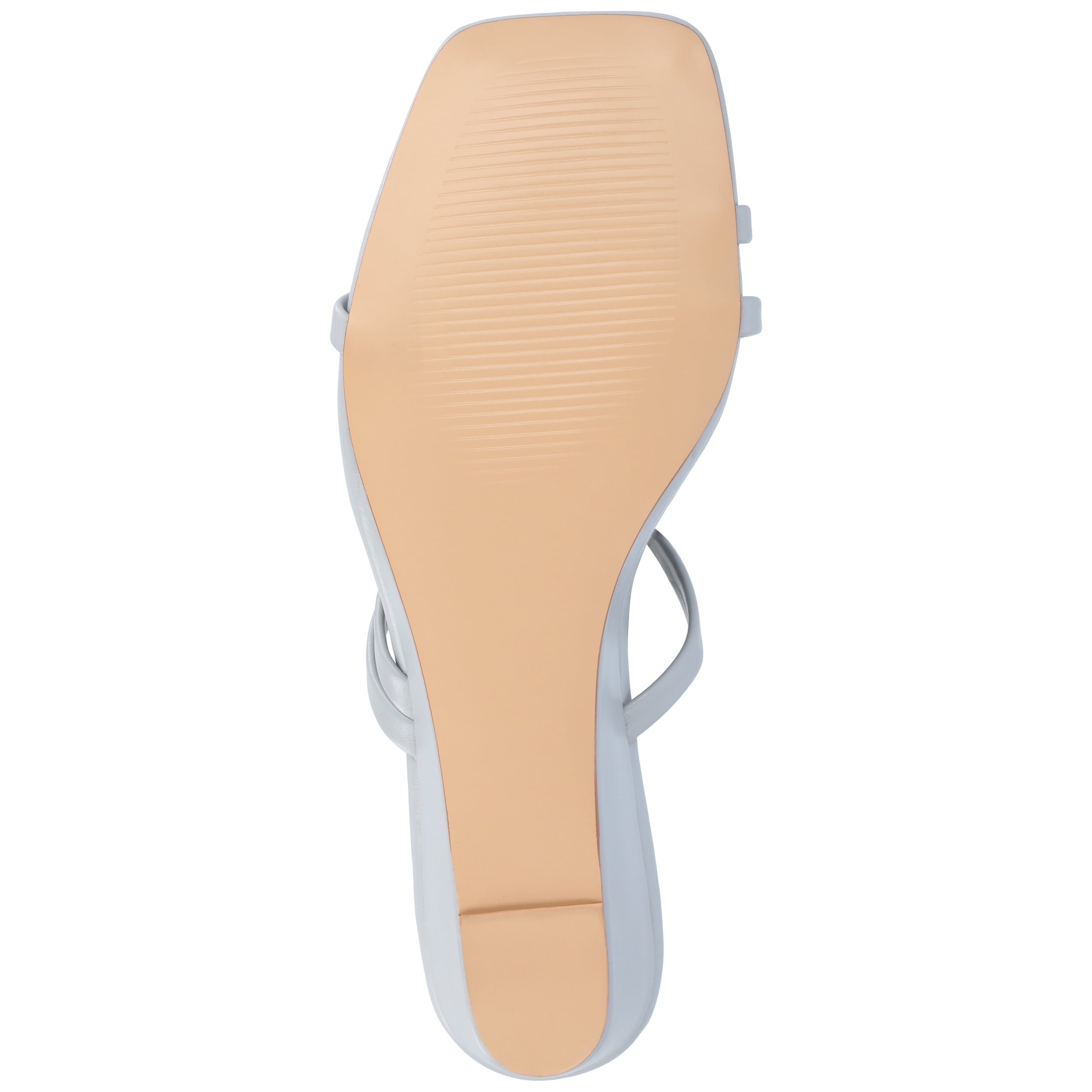 Journee Womens Takarah Crossover Strap Slip On Wedge Sandals