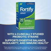 Natures Way Fortify Daily Pre+Probiotic Adult Capsules, 30 Billion Live Cultures, Unisex, 30 Count