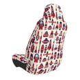 thumbnail image 4 of Lsque Rocket Pattern Pattern Car Seat Covers for Front Seats , Waterproof Seat Covers for Cars, Sporty Front Seat Covers,Car Seat Cover Protector Front Seats, 4 of 5