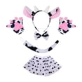 thumbnail image 1 of COCA COSPLAY SET Ears de diadema Guantes de paratazas de corbata de Juego para niños para un regalo Bowtie sin campana, 1 of 8