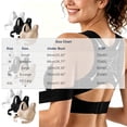 thumbnail image 4 of Stamzod 3 Pack Women's Adjustable Posture Corrector Bras Comfortable X-Shaped Back Wireless Bra Supportive Tshirt Bras for Women, 4 of 9