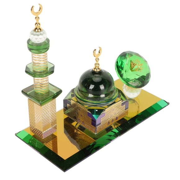 Dome Mosque Figurine, Exquisite Compact Dome Mosque Decoration for Office for Desktop