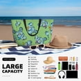 thumbnail image 5 of Gaeub Motorcycle Riding Dinosaur Beach Travel Bag, Multi-Pocket Beach Bag, Summer Vacation Bag, Beach Essentials Tote, 5 of 7