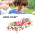 thumbnail image 3 of Clips 100 Pcs Mini Couronne Pinces à Cheveux Colorées Dessin Animé Forte Tenue Accessoires pour Bébé, 3 of 8
