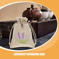 thumbnail image 2 of GOOHOCHY 6 bolsitas de lavanda vacías con cordón, pequeñas y decorativas, hechas a mano., 2 of 8