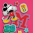 thumbnail image 2 of Disney - Mickey Mouse - Stitched Collegiate Patches - Men's Crew Neck Fleece Pullover, 2 of 4