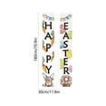 thumbnail image 3 of Happy Easter Porch Sign, Easter Bunny Porch Sign Banner, Easter Bunny Porch Sign Banner, for Home Outdoor Indoor Wall Front Door Decor, 3 of 6