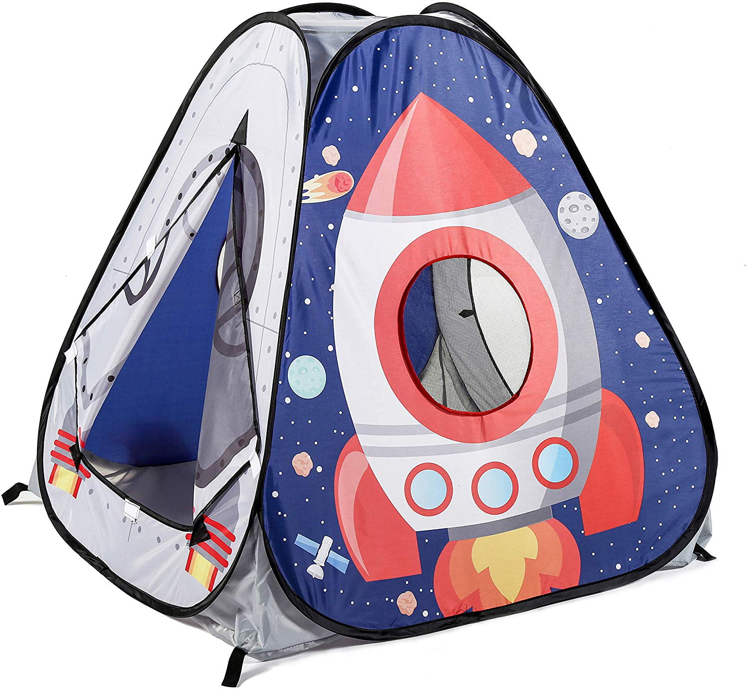 Pop Up Play Tents with Tunnels for UTEX 3pc Space Astronaut Kids Play Tent 