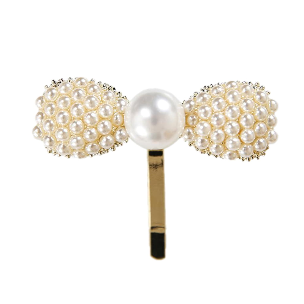 X4 Pearl Hair Pins-Cream Bridal Wedding accessories Bridal Silver Prom 