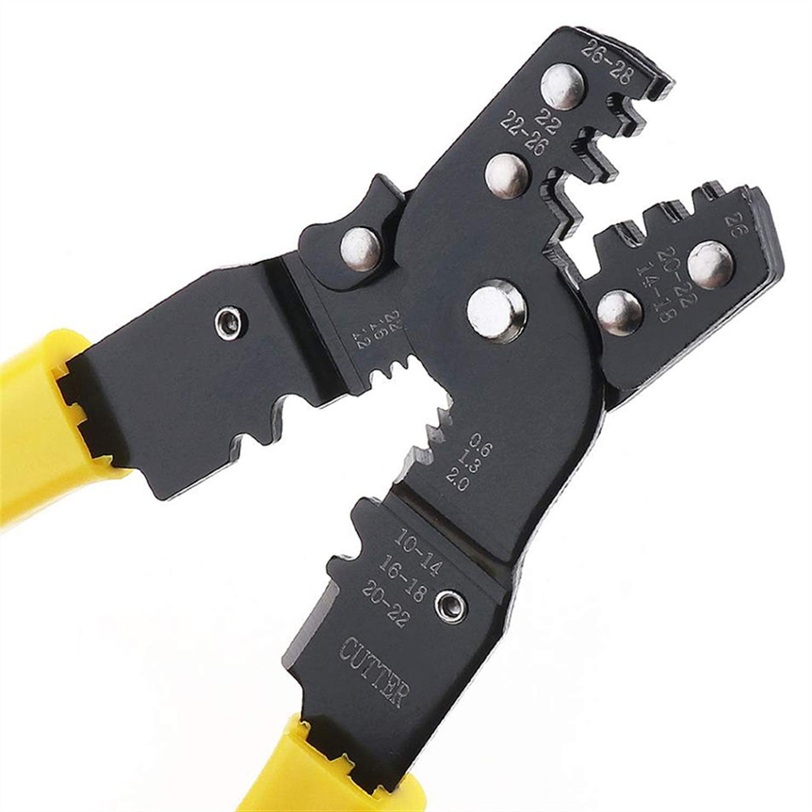 Multifunctional Adjustable Terminals Cable Crimping Tool Plier High-strength Antiskid Handle Wire Stripping Pliers Hand Tools ,Durability That Lasts