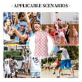 thumbnail image 6 of Naloa Irregular Plaid Basketball Jersey Reversible Men's Mesh Athletic Sports Shirts Training Practice S-4XLXX-Large, 6 of 6