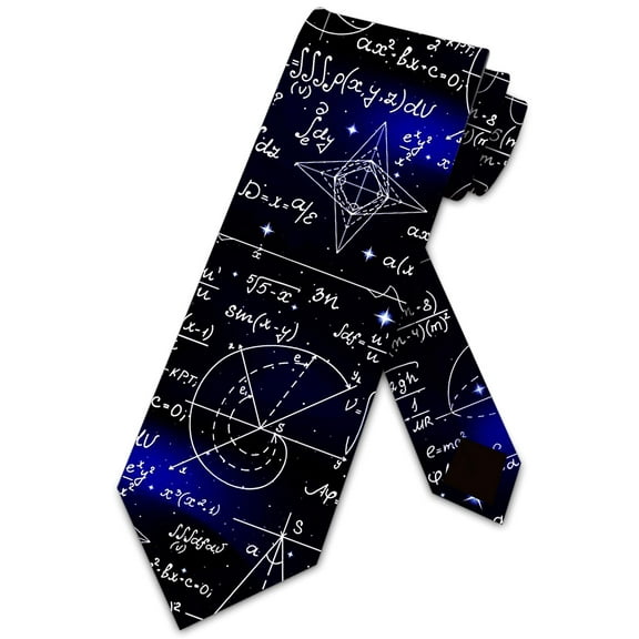 Physics Ties Mens Science Necktie Equation Tie by Three Rooker