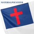 thumbnail image 7 of HOKARUA Christian Flag Christian Cross Flag Cross Flag Garden Flag Decorative Flag, 7 of 7