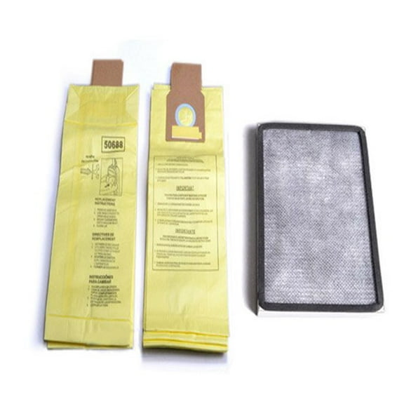 159-9 Upright Vacuum Type U Bags 9pk With 976 Vacuum EF-1 Filter 1PK For Models 50688, 50690