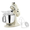 thumbnail image 3 of KitchenAid Artisan Series 5-Quart Tilt-Head Stand Mixer, Almond Cream with Flat Beater, Dough Hook, Whip, 3 of 6