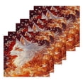 thumbnail image 3 of BZSMCE Towel Cotton Face Towel Soft Hand Towels Fashion Fire and Blossoms Pattern, 3 of 9