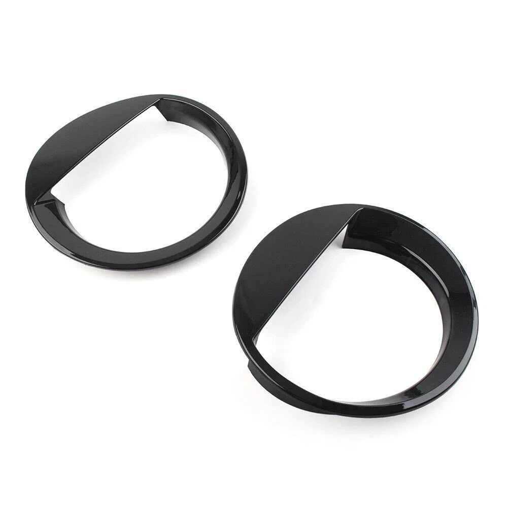 2011-2017 Angry Bird Style Front Headlight Cover Trim For Jeep Patriot Black