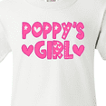 thumbnail image 4 of Inktastic Poppy's Girl Pink with Hearts Youth T-Shirt, 4 of 5