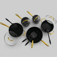 thumbnail image 2 of 14 Pc Ceramic Nonstick Cookware Set With 4 Cooking Utensil, Oven & Dishwasher Safe, 2 of 9